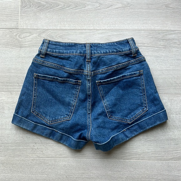 PacSun June Blue Denim Mom Shorts - Picture 5 of 5